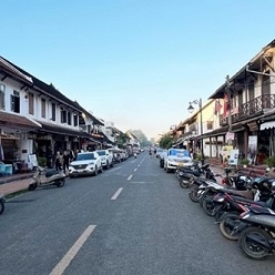 Street in front of the gate