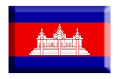 Cambodia flag illustrations