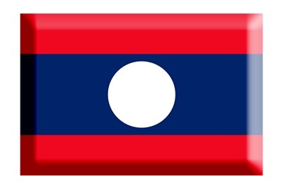 Laos flag illustrations